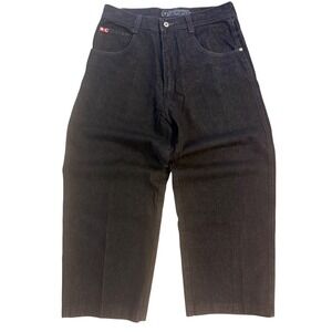 Vintage Y2K Southpole Baggy Loose Fit Jeans Mens Size 34 Black Streetwear‎ Denim